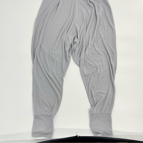 FP MOVEMENT Cozy Up Dance Harem Pants Grey Ribbed High Waisted Joggers Med - Picture 6 of 13
